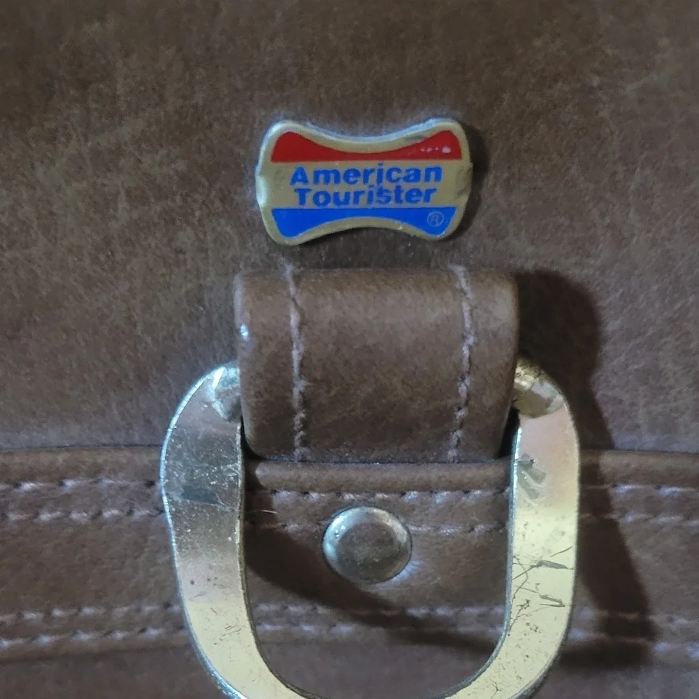 American Tourister 1981 Brown‎ Carry On Tote Bag